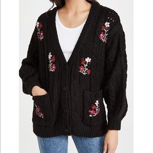 FOR LOVE & LEMONS Amaryllis Button-Down Cardigan